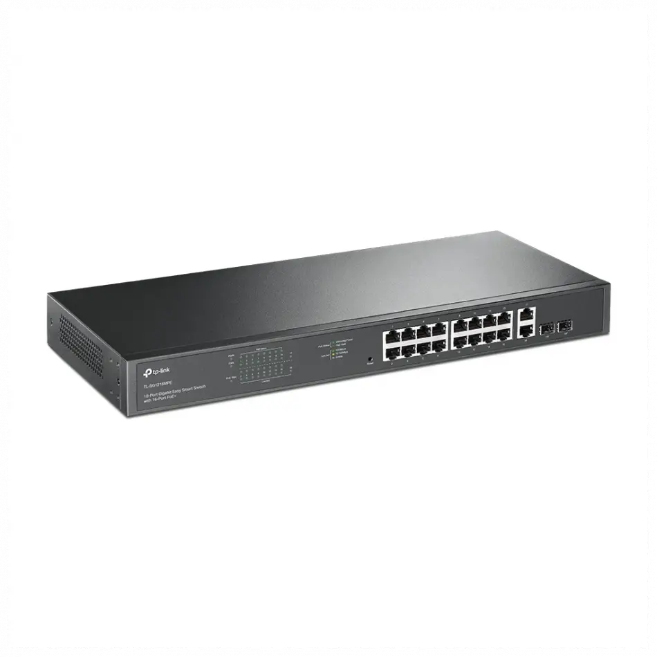 Tp-lınk Sg1218mpe, 16 Port, Gigabit, Poe 250w, 2 Port Gigabit Combo Sfp, Rackmount, Yönetilebilir, Switch