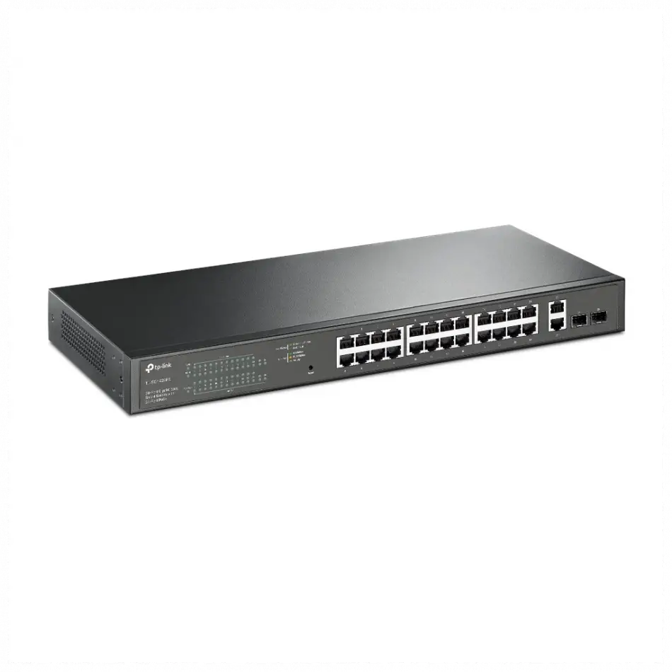 Tp-lınk Sg1428pe, 28 Port, Gigabit, Poe+ 250w, 2 Port Gigabit Sfp, Rackmount, Yönetilebilir, Switch