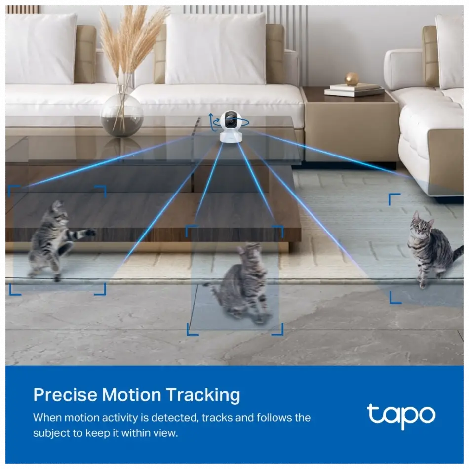 Tp-lınk Tapo C222, 4,0mpix, İç Ve Dış Mekan, Wifi-ethernet, 12mt. Gece Görüşü, 360 Dönüş, Dikey Ve Yatay Hareket, İki Yönlü Ses, Yapay Zeka Destekli Güvenlik Kamerası