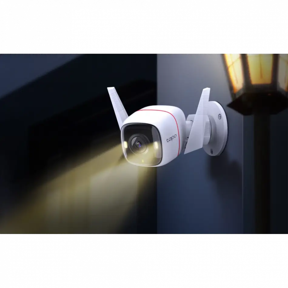 Tp-lınk Tapo C320ws, 2k Qhd, Dış Mekan, Ip66, Wifi, Renkli Gece Görüşü, İki Yönlü Ses Güvenlik Kamerası