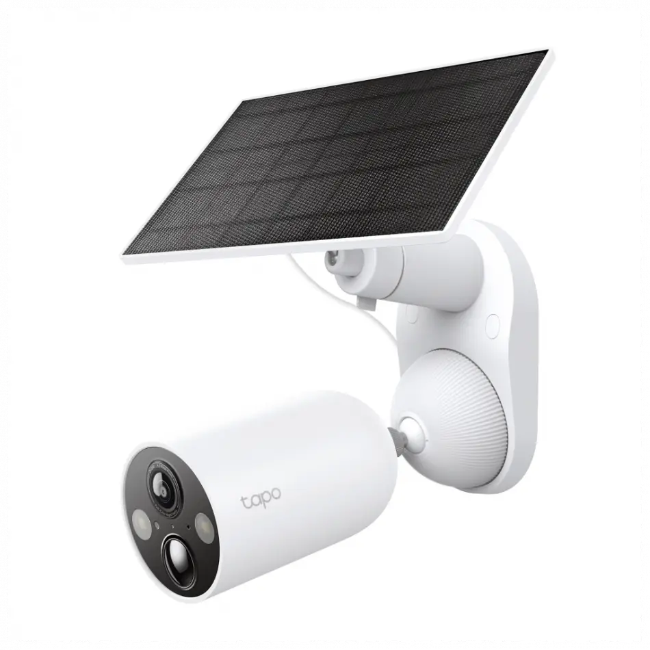 Tp-lınk Tapo Tc85 Kıt (c425 Kıt), 2k Qhd, 4,0mpix, Dış Mekan, Ip66, Wifi, 15mt. Renkli Gece Görüşü, İki Yönlü Ses, Yapay Zeka Destekli, Güneş Enerjili Güvenlik Kamerası Kiti