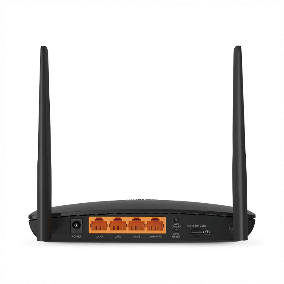 Tp-lınk Tl-mr6400, 4port, 300mbps, 2,4ghz Wifi, Masaüstü, Lte, Micro Sim Kart Takılabilir 3g-4g Destekli Router