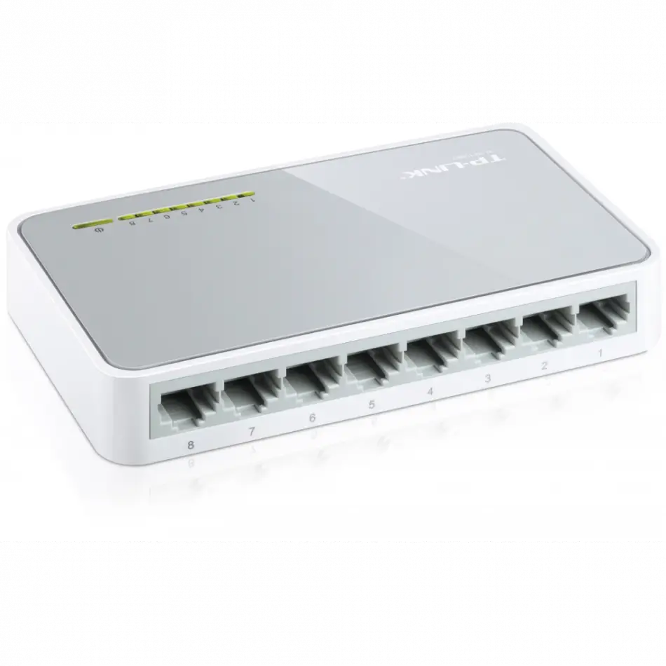 Tp-lınk Tl-sf1008d, 8 Port, Megabit, Yönetilemez, Masaüstü Switch