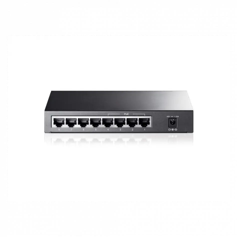 Tp-lınk Tl-sg1008p, 8 Port, Gigabit, 4 Port Poe, 55w, Yönetilemez, Metal Kasa, Masaüstü Switch
