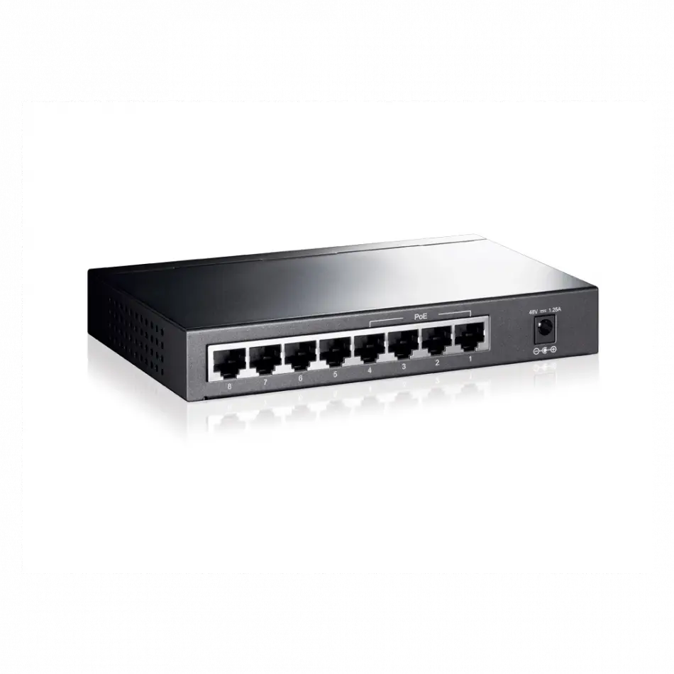Tp-lınk Tl-sg1008p, 8 Port, Gigabit, 4 Port Poe, 55w, Yönetilemez, Metal Kasa, Masaüstü Switch
