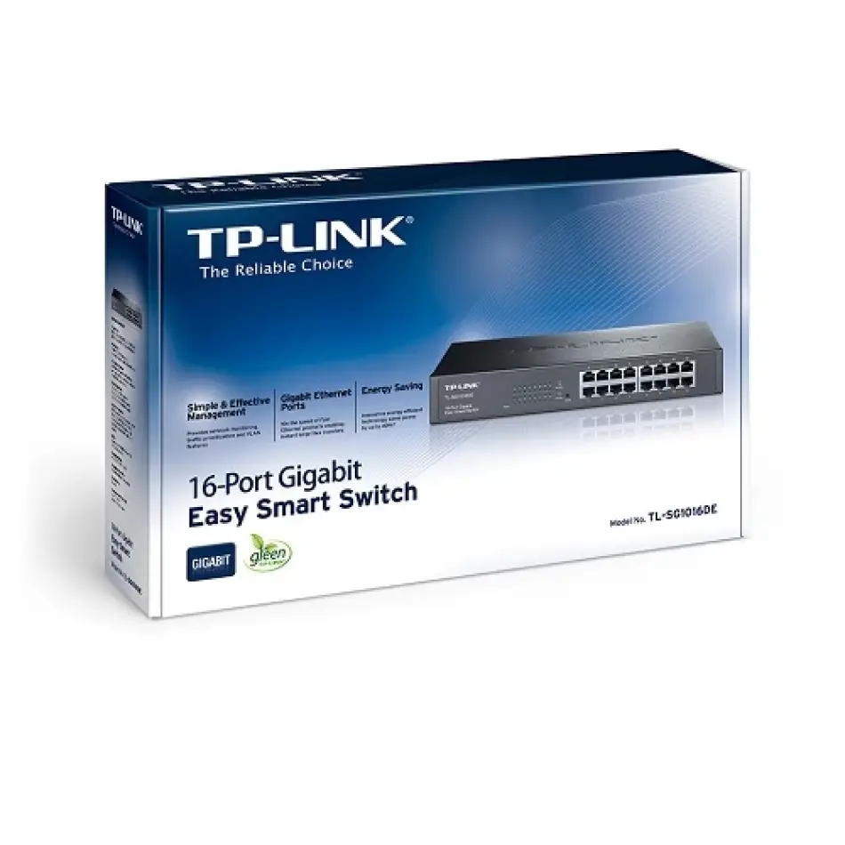 Tp-lınk Tl-sg1016de 16port 10/100/1000 Yönetilebilir Swıtch