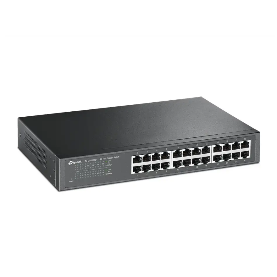Tp-lınk Tl-sg1024d 24 Port Gıgabıt Metal Kasa Rackmount Swıtch