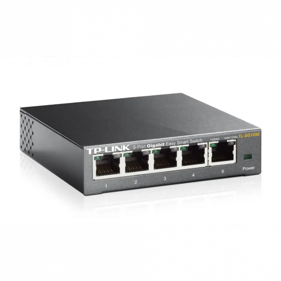 Tp-lınk Tl-sg105e, 5 Port, Gigabit, Easy Smart, Yönetilebilir, Masaüstü Switch