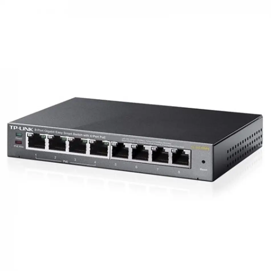 Tp-lınk Tl-sg108pe 8port 10/100/1000 Yönetilebilir Poe Swıtch