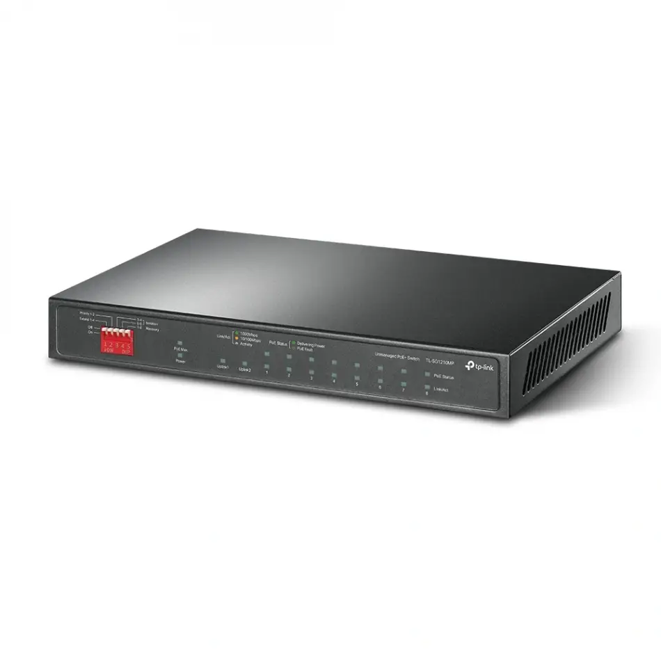 Tp-lınk Tl-sg1210mp 10port 10/100/1000 Yönetilemez Poe Swıtch