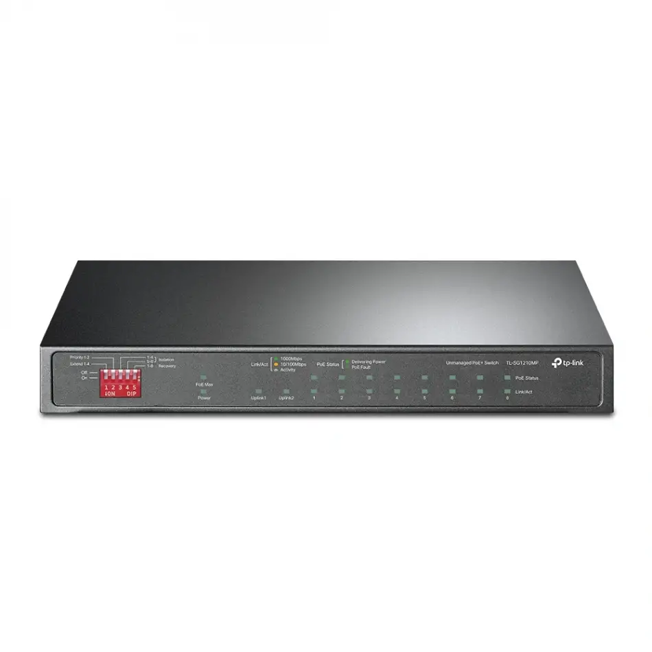 Tp-lınk Tl-sg1210mp 10port 10/100/1000 Yönetilemez Poe Swıtch