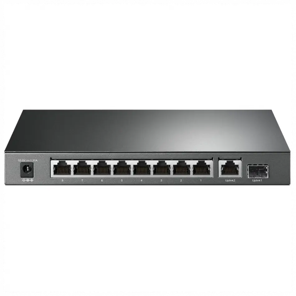 Tp-lınk Tl-sg1210p, 8 Port, Gigabit, Poe 63w, 1 Port Sfp, Yönetilemez, Masaüstü Switch