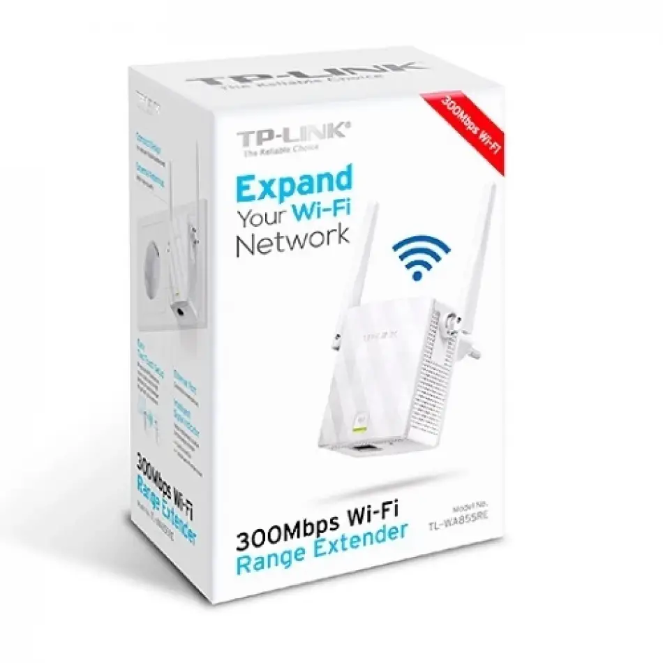 Tp-lınk Tl-wa855re 300mbps Priz Tipi Menzil Genişletici