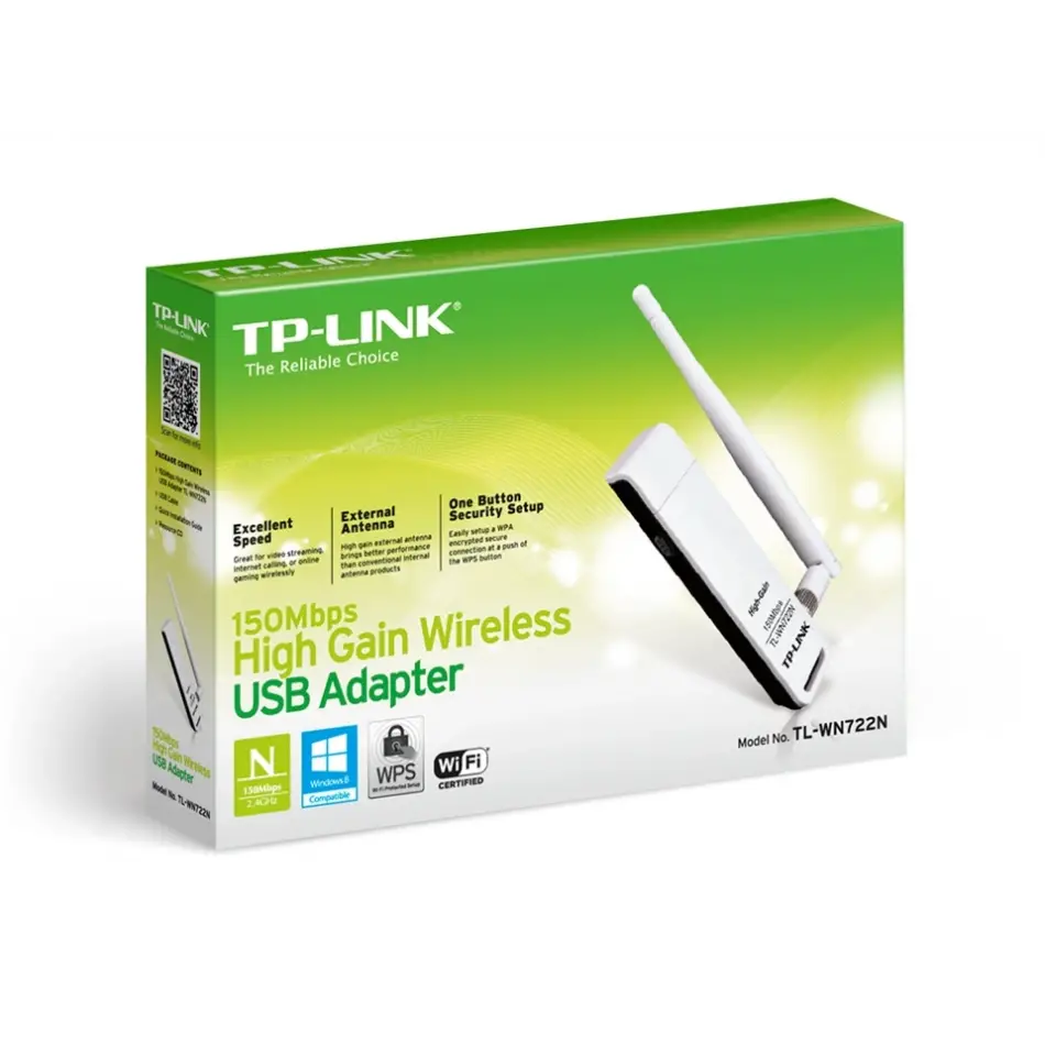 Tp-link Tl-wn722n Usb Adaptör,150mbps