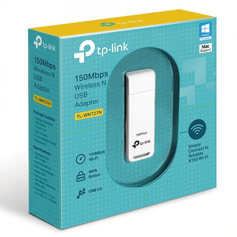 Tp-link Tl-wn727n N Nano Usb Adaptör.150mbps