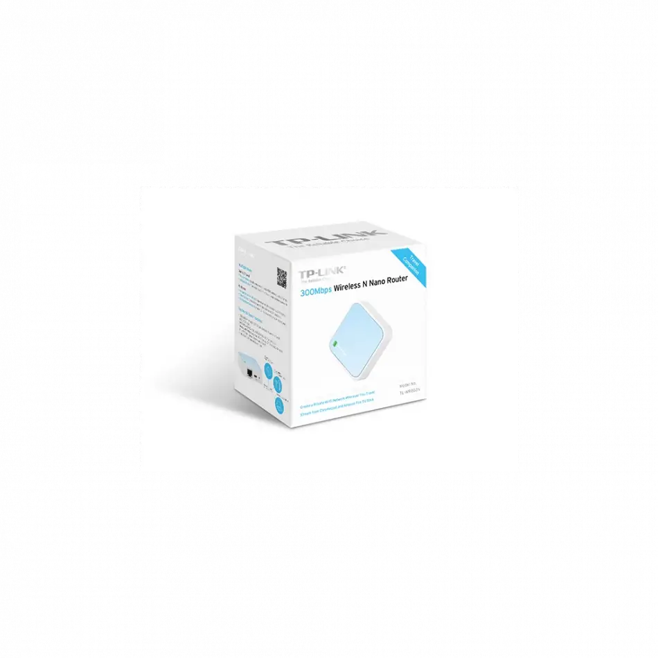 Tp-lınk Tl-wr802n, 1port, 300mbps, 2.4ghz Wifi, Taşınabilir, Megabit, Nano, Router, Access Point, Repeater