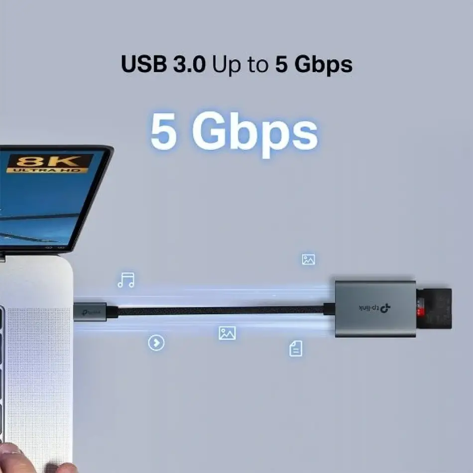 Tp-link Ua440c Usb Tip-c=>sd + Micro Sd Çevirici