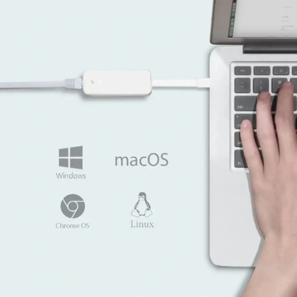 Tp-link Ue300c Usb3.0 Type-c=>gigabit Ethernet Ada