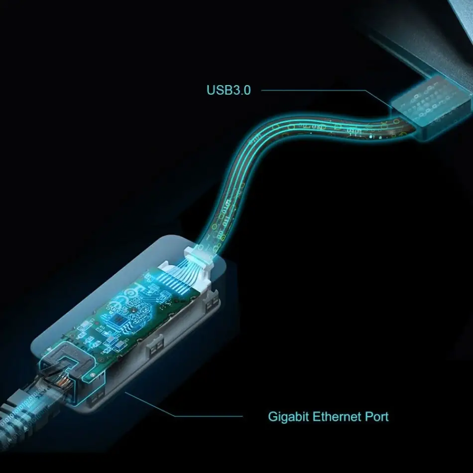 Tp-link Ue306 Usb3.0=>gigabit Ethernete Adaptör
