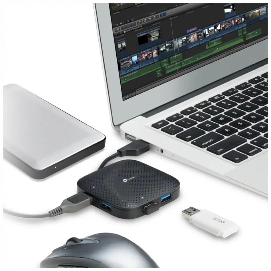 Tp-lınk Uh400, 4 Port, Usb 3.0, Portatif, Hub