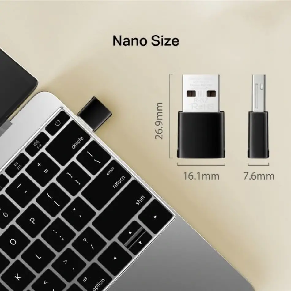 Tp Mercusys Ma12n N300 Nano Wi-fi Usb Adaptör