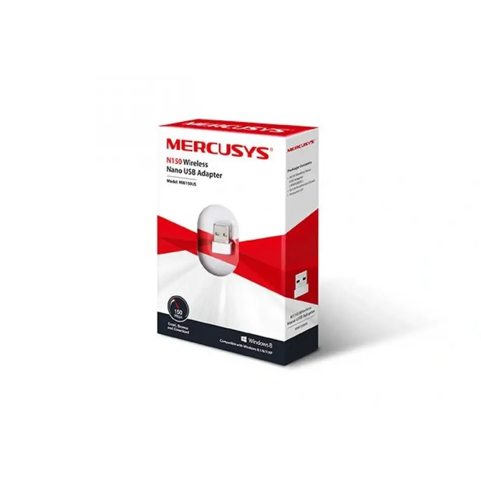Tp Mercusys Mw150us 150mbps Kablosuz Usb Adaptör