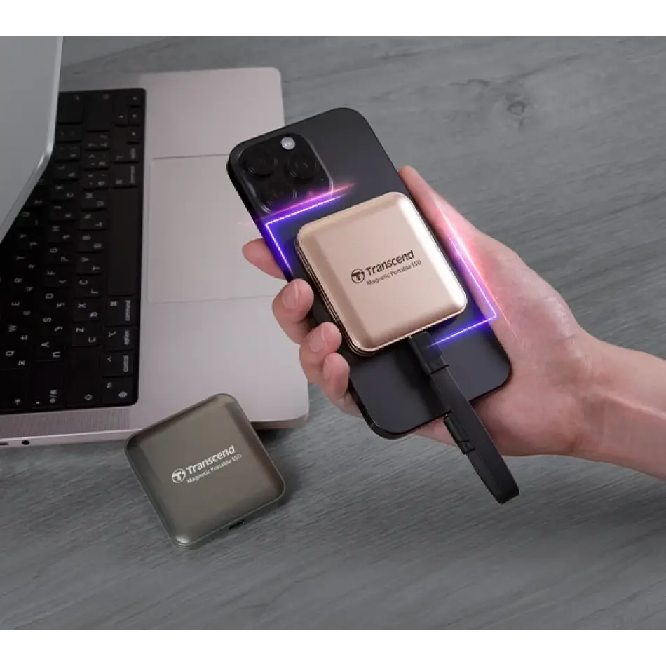Transcend ESD420 Portable 1TB MagSafe Bej SSD (TS1TESD420G)