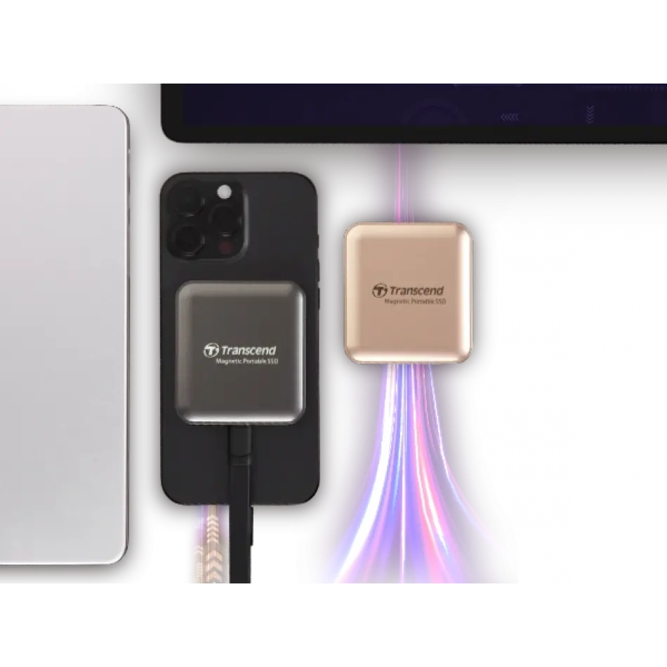 Transcend ESD420 Portable 1TB MagSafe Siyah SSD (TS1TESD420C)