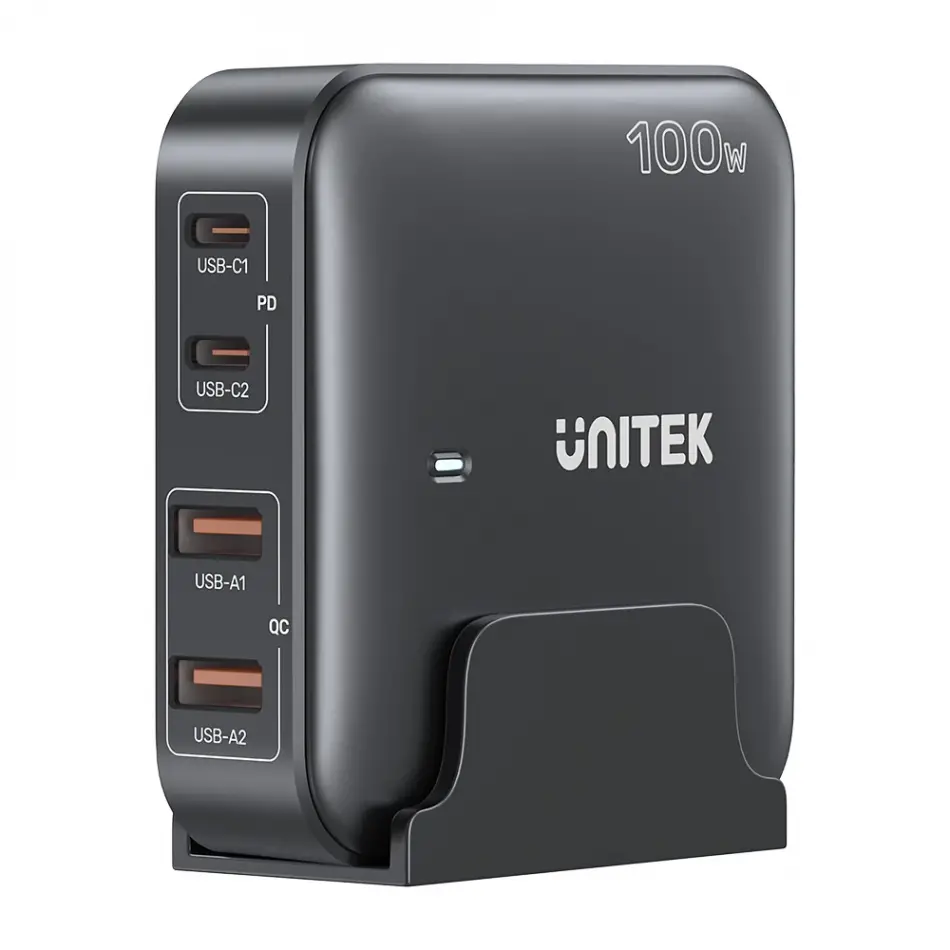 Unitek 100w Masaüstü Şarj İstasyonu Siyah (p1229abk)