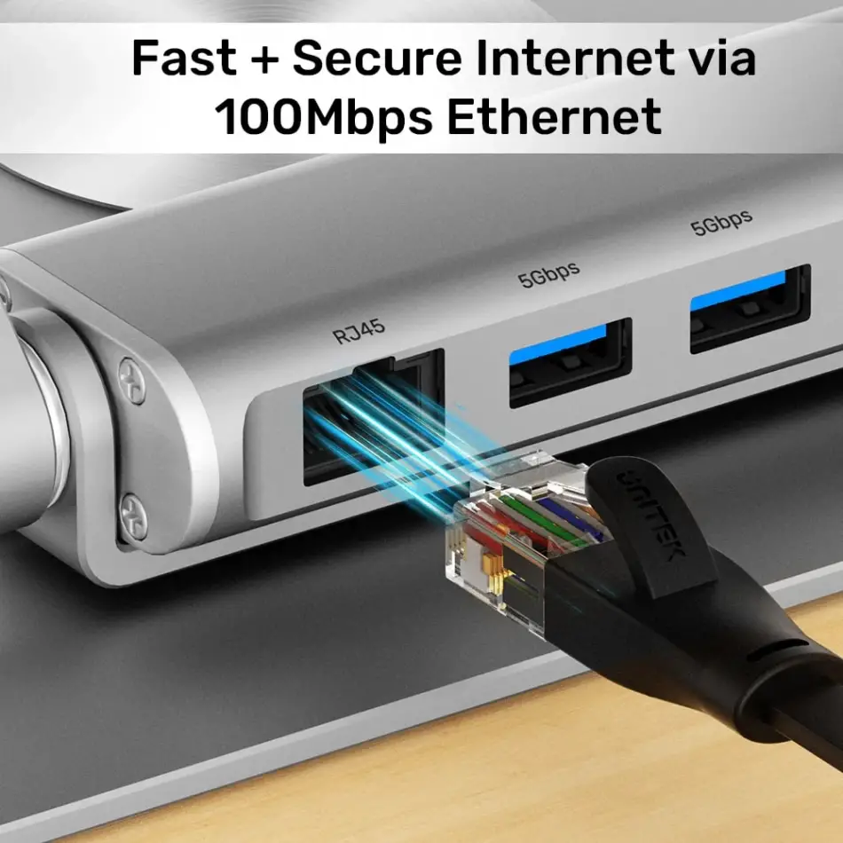 UNITEK 360D METAL 15.6” NOTEBOOK STAND 5in1 D1109B