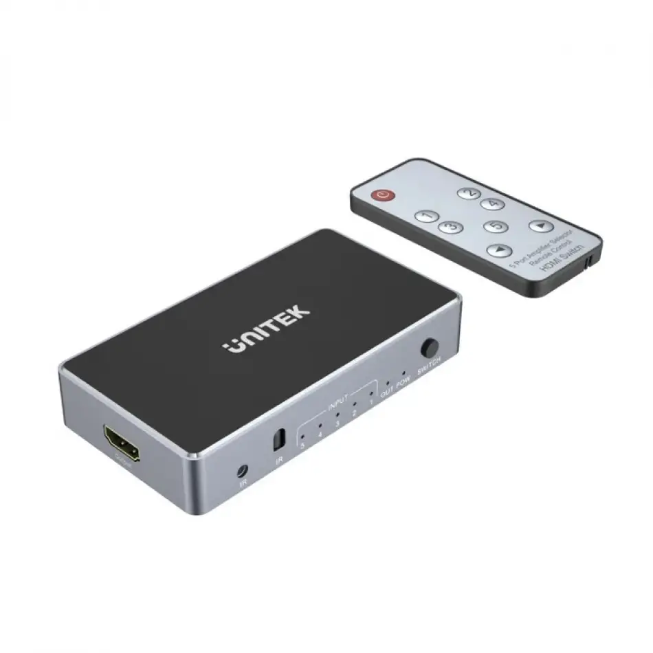 UNITEK 4K HDMI SWITCH 5 IN 1 OUT (V1110A)