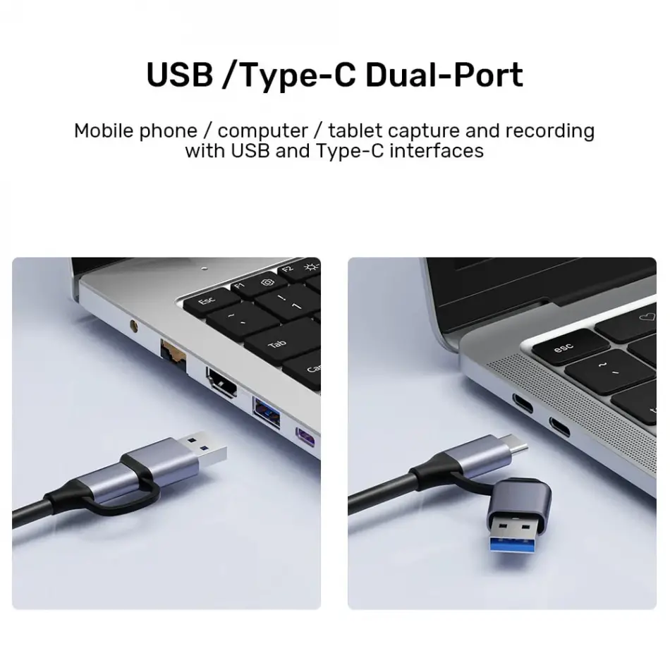 Unıtek 4k Vıdeo Capture Hdmı To Usb-c/a (v1167a)