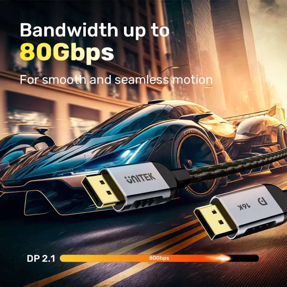 Unıtek Dısplay Port 2.1 Kablo 3mt 16k (c1626gy-3m)