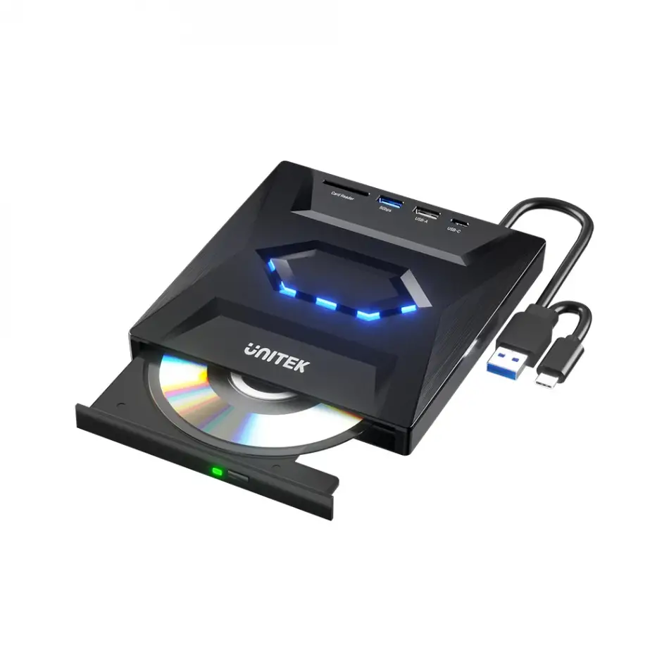 Unıtek Harici Dvd-rw Usb Type-c/a+5in1 Dock T1037a