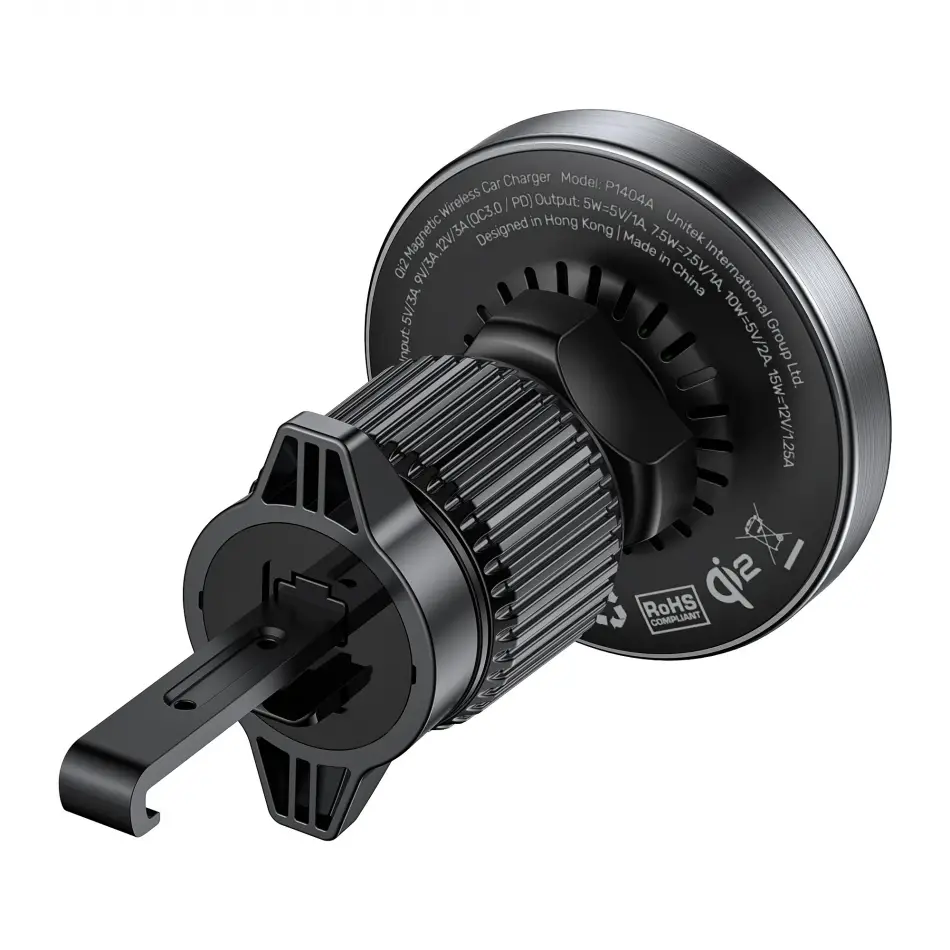 UNITEK Qi2 ARAÇ İÇİ MANYETİK KABLOSUZ ŞARJ (P1404ABK01)