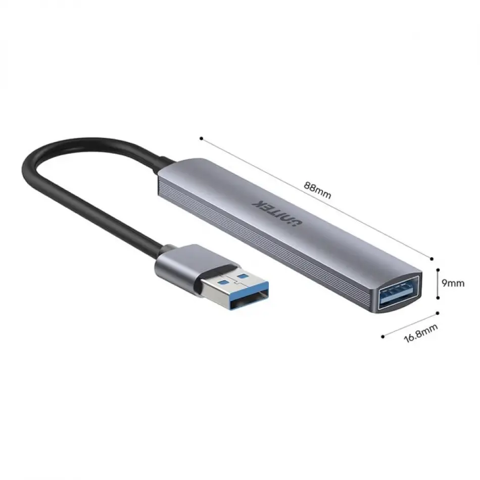 UNITEK TYPE-A TO 4 PORT USB (USB3.0+USB2.0) H1208A