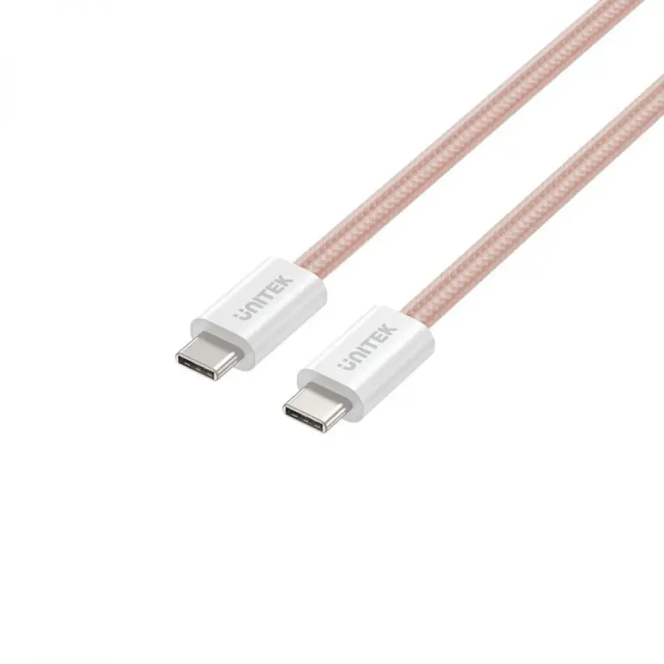 UNITEK TYPE-C MANYETİK HIZLI ŞARJ KABLOSU PEMBE (C14141APK01-1M)