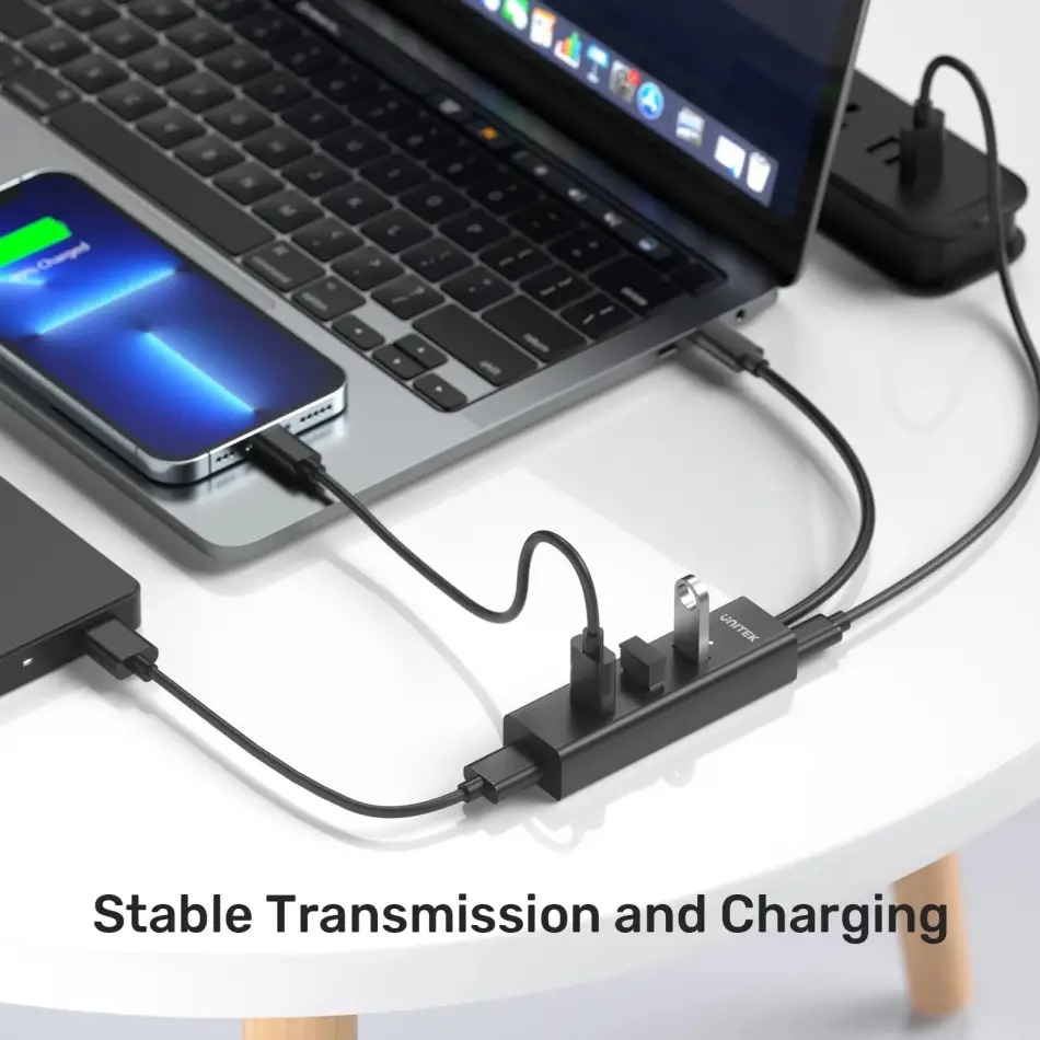 Unıtek Type-c To 4 Port Usb 3.0 + Type-c (y-3089z)