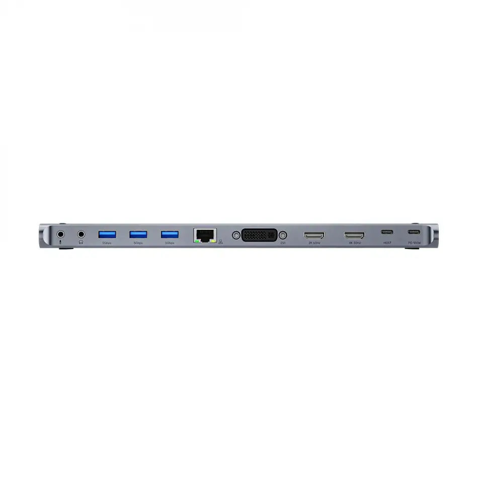 UNITEK UHUB11+ USB-C DISPLAYLINK 4K BAGLANTI ISTASYONU (D1147AGY01)