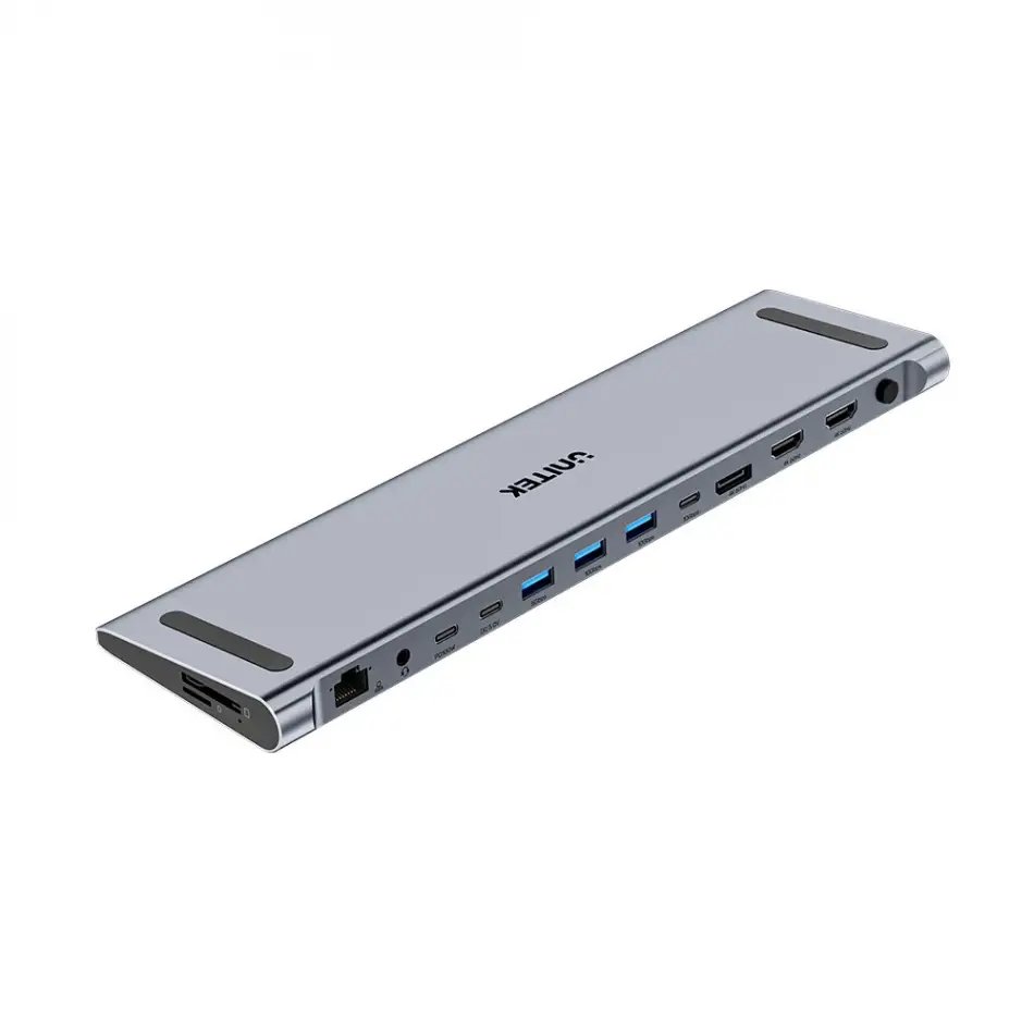 UNITEK UHUB15+ USB-C 4K BAGLANTI ISTASYONU (D1106AGY01)