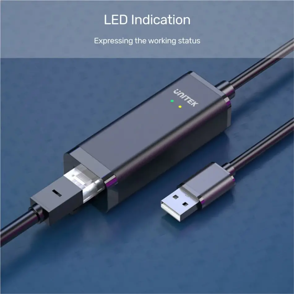 Unıtek Usb-a To Megabıt Eth. Dönüştürücü (y-1468)