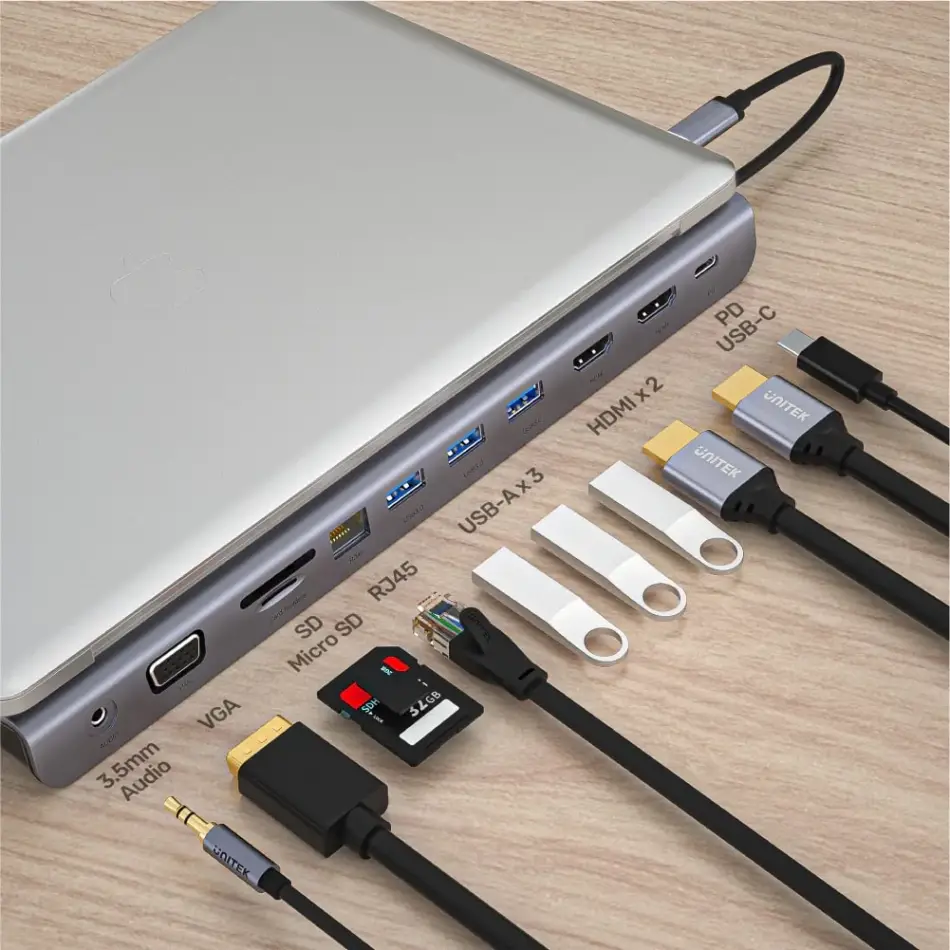 Unıtek Usb-c 11in1 Unıversal Dockıng Mst (d1022b)