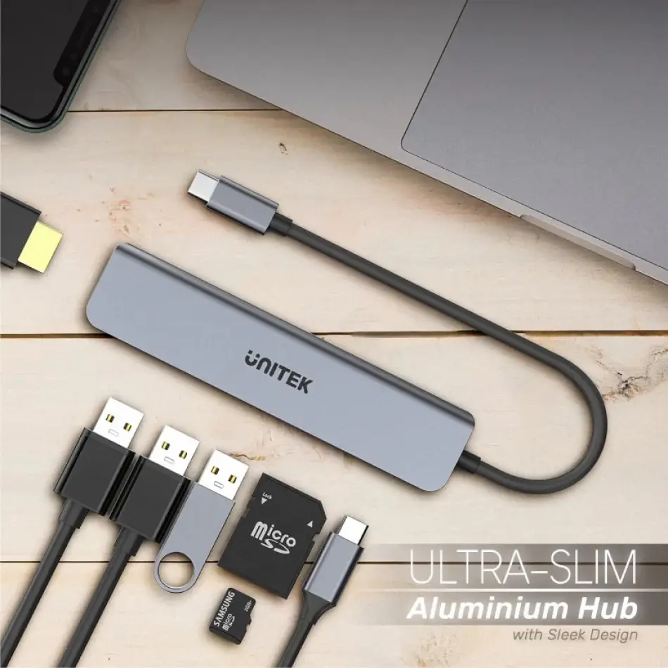 UNITEK USB-C 7 IN 1 UNIVERSAL DOCK STATION (H1118A)