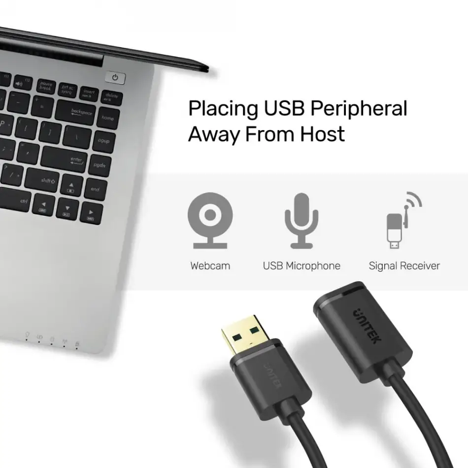 Unıtek Usb3.0(m) To Usb3.0(f) Kablo 2mt(y-c459gbk)