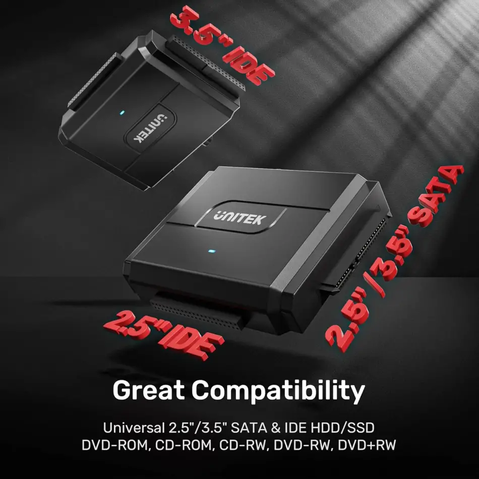 Unıtek Usb3.0 To Ide + Sata Iı Dönüştürücü(y-3324)
