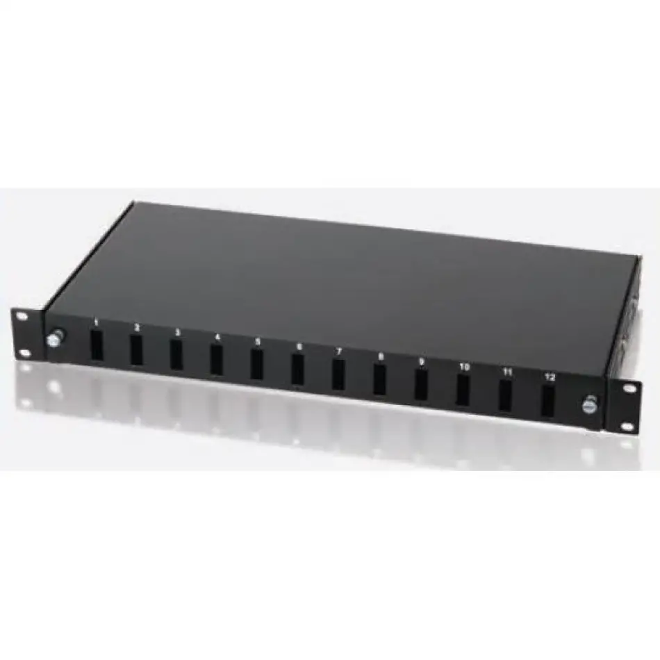 Uranıum Ppr12pscdx 12 Port F/o Sc Dx Ral9005 Patch Panel(10f-sb1u12pscdx-rea)
