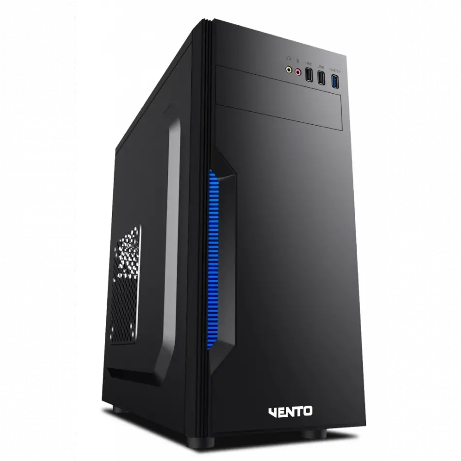 Vento Ta-k61 Mid Tower, Peak 500w Siyah, Atx Kurumsal Kasa