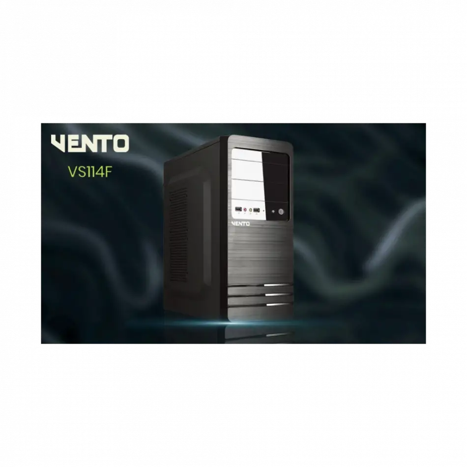 Vento Vs114f Mid Tower, Peak 350w Siyah, Atx Kurumsal Kasa