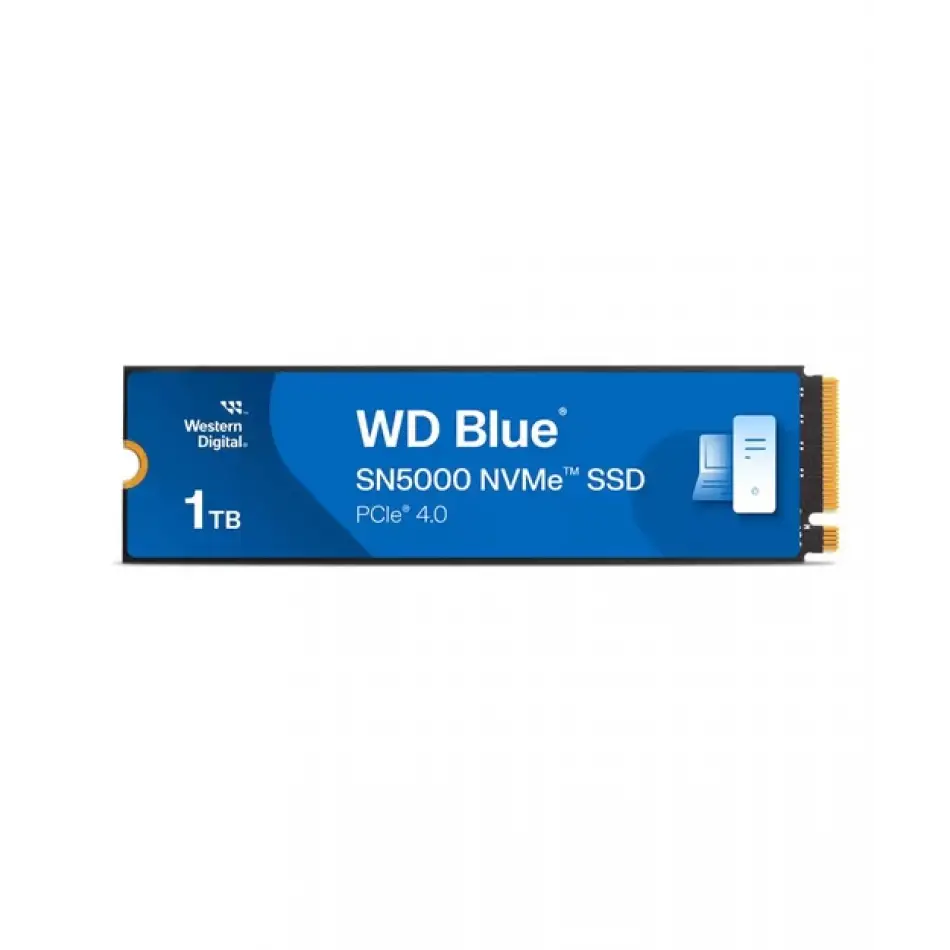 Wd Blue Sn5000, Wds100t4b0e, 1tb, 5150/4900, Gen4, Nvme Pcıe M.2 2280,  Ssd