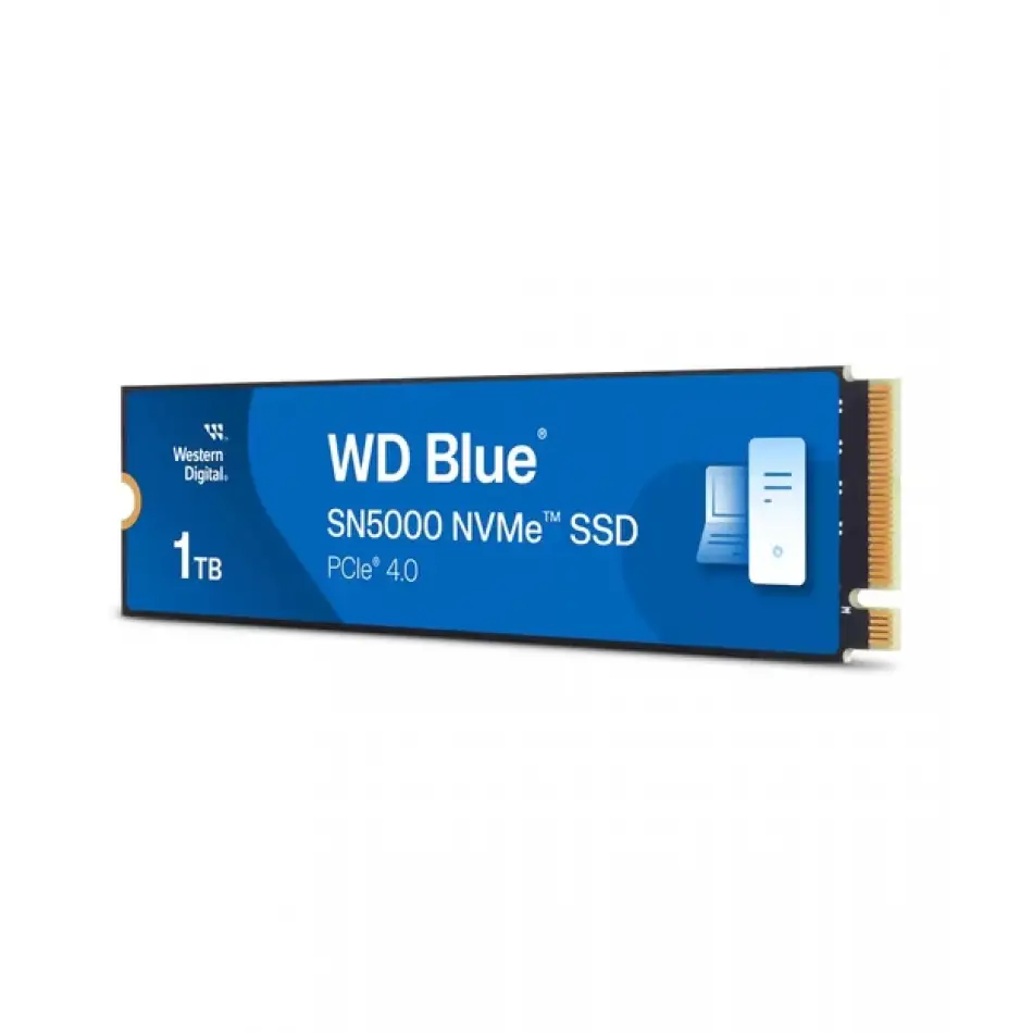 Wd Blue Sn5000, Wds100t4b0e, 1tb, 5150/4900, Gen4, Nvme Pcıe M.2 2280,  Ssd